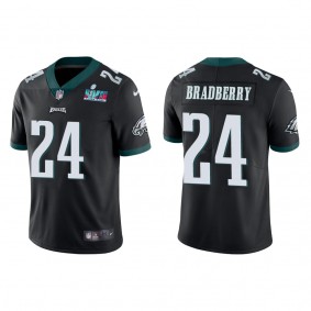 James Bradberry Men's Philadelphia Eagles Super Bowl LVII Black Vapor Limited Jersey