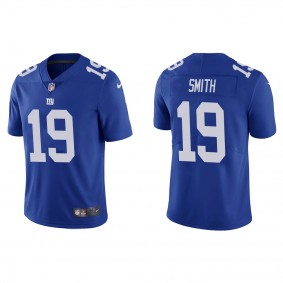 Men's Jeff Smith New York Giants Blue Vapor Limited Jersey
