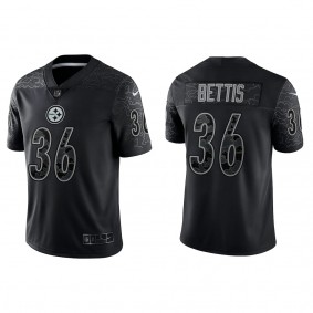 Jerome Bettis Pittsburgh Steelers Black Reflective Limited Jersey