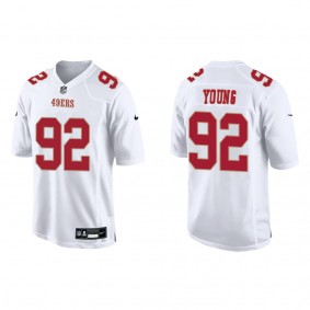 Jersey San Francisco 49ers Chase Young Men's Fashion Game Tundra White
