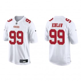 Jersey San Francisco 49ers Javon Kinlaw Men's Fashion Game Tundra White
