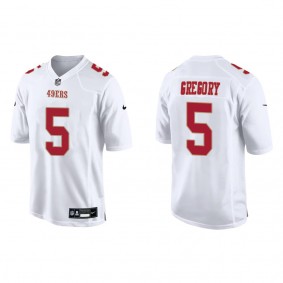 Jersey San Francisco 49ers Randy Gregory Men's Fashion Game Tundra White