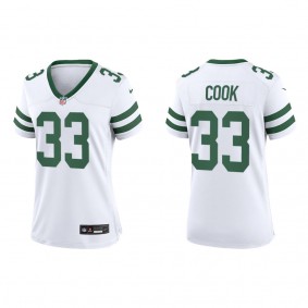 Women's New York Jets Dalvin Cook White Legacy Game Jersey