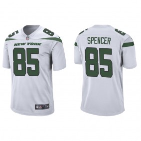 Men's New York Jets Diontae Spencer White Game Jersey