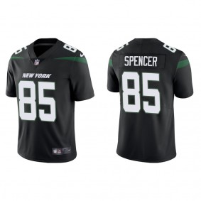 Men's New York Jets Diontae Spencer Black Vapor Limited Jersey