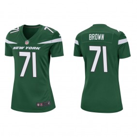 Women's New York Jets Duane Brown Green Game Jersey