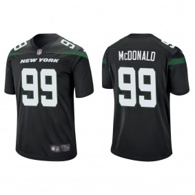Men's New York Jets Will McDonald Black 2023 NFL Draft Game Jersey