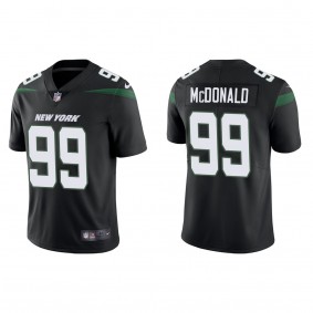 Men's New York Jets Will McDonald Black 2023 NFL Draft Vapor Limited Jersey