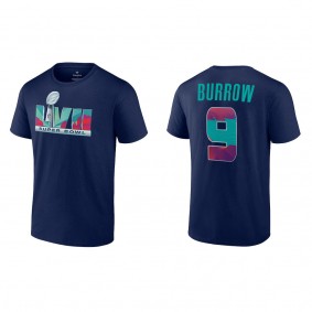 Joe Burrow Super Bowl LVII Nike Navy T-Shirt