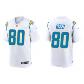 Men's Los Angeles Chargers Joe Reed White Game Jersey