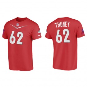 Joe Thuney 2023 NFL Pro Bowl AFC Red Jersey