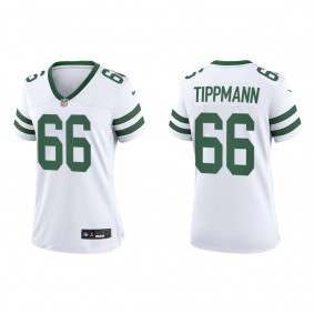 Joe Tippmann Women's New York Jets White Legacy Game Jersey