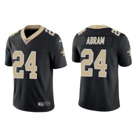 Men's Johnathan Abram New Orleans Saints Black Vapor Limited Jersey