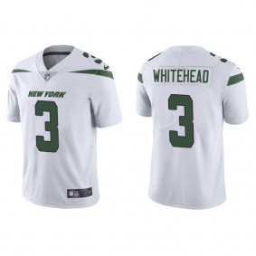 Men's New York Jets Jordan Whitehead White Vapor Limited Jersey