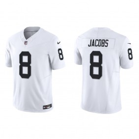 Men's Las Vegas Raiders Josh Jacobs White Vapor F.U.S.E. Limited Jersey
