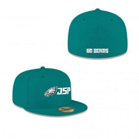 Men's JSP Standard Issue x Philadelphia Eagles Midnight Green 59FIFTY Fitted Hat