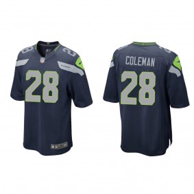 Men's Seattle Seahawks Justin Coleman College Navy Game Jersey