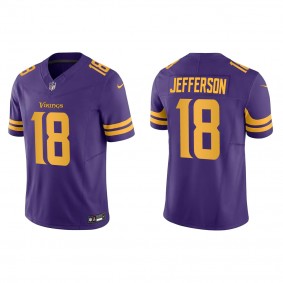 Men's Minnesota Vikings Justin Jefferson Purple Vapor F.U.S.E. Limited Jersey