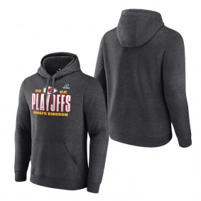 Men's Kansas City Chiefs Charcoal 2022 NFL Playoffs Our Time Pullover Hoodie