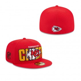 Men's Kansas City Chiefs Red 2023 NFL Draft 59FIFTY Fitted Hat