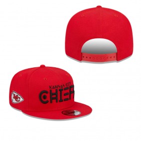 Men's Kansas City Chiefs Red Word 9FIFTY Snapback Hat