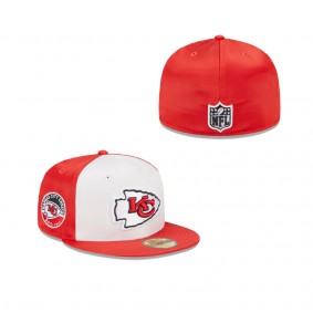Kansas City Chiefs Throwback Satin 59FIFTY Fitted Hat