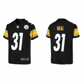 Youth Pittsburgh Steelers Keanu Neal Black Game Jersey