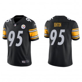 Men's Pittsburgh Steelers Keeanu Benton Black 2023 NFL Draft Vapor Limited Jersey