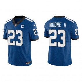 Kenny Moore II Indianapolis Colts Royal Indiana Nights Alternate Vapor F.U.S.E. Limited Jersey