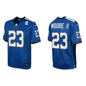 Kenny Moore II Youth Indianapolis Colts Royal Indiana Nights Game Jersey