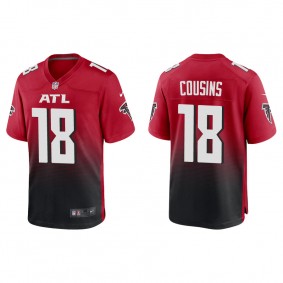 Men's Atlanta Falcons Kirk Cousins Red Game Jersey