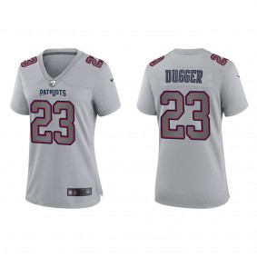 Kyle Dugger Women's New England Patriots Gray Atmosphere Fashion Game Jersey