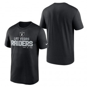 Men's Las Vegas Raiders Nike Black Legend Community Performance T-Shirt