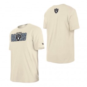 Men's Las Vegas Raiders Cream 2023 NFL Draft T-Shirt