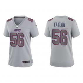 Lawrence Taylor Women's New York Giants Gray Atmosphere Fashion Game Jersey