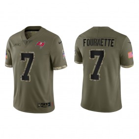 Leonard Fournette Tampa Bay Buccaneers Olive 2022 Salute To Service Limited Jersey