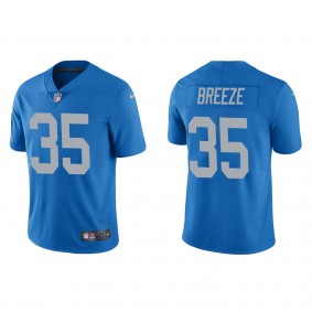 Men's Detroit Lions Brady Breeze Blue Vapor Limited Jersey