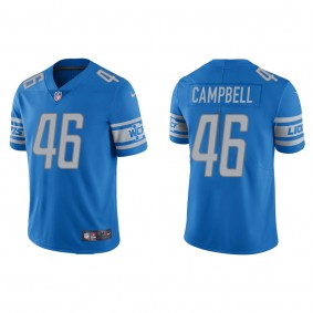 Men's Detroit Lions Jack Campbell Light Blue 2023 NFL Draft Vapor Limited Jersey