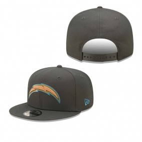 Men's Los Angeles Chargers Graphite Color Pack Multi 9FIFTY Snapback Hat