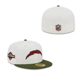 Los Angeles Chargers Olive Branch 59FIFTY Fitted Hat