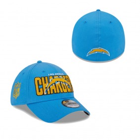 Men's Los Angeles Chargers Powder Blue 2023 NFL Draft 39THIRTY Flex Hat