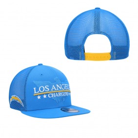Men's Los Angeles Chargers Powder Blue Totem 9FIFTY Snapback Hat