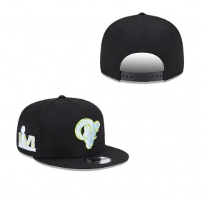 Los Angeles Rams Colorpack Black 9FIFTY Snapback Hat