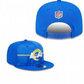 Men's Los Angeles Rams Royal 2023 NFL Training Camp 9FIFTY Snapback Hat