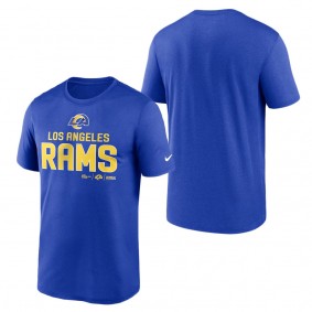 Men's Los Angeles Rams Nike Royal Legend Community Performance T-Shirt