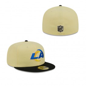 Los Angeles Rams Soft Yellow 59FIFTY Fitted Hat