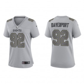 Marcus Davenport Women's New Orleans Saints Gray Atmosphere Fashion Game Jersey