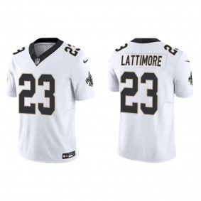Men's New Orleans Saints Marshon Lattimore White Vapor F.U.S.E. Limited Jersey