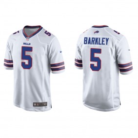 Men's Matt Barkley Buffalo Bills White Game Jersey
