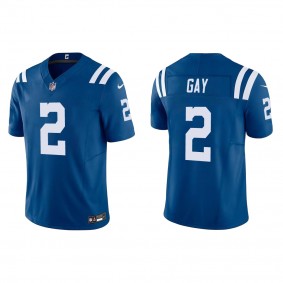 Men's Indianapolis Colts Matt Gay Royal Vapor F.U.S.E. Limited Jersey